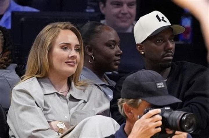 Adele Glows As She Sits Courtside At NBA All-Star Game With BF Rich Paul After Show Cancellation — Photos