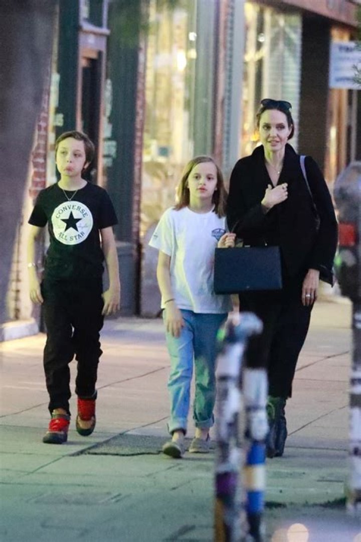 Angelina Jolie, 44, Is All Smiles With Twins Knox & Vivienne, 11, During Fun Shopping Trip In LA