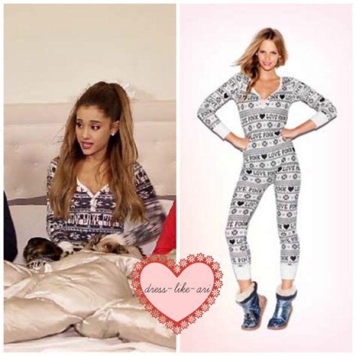 Ariana Grande’s ‘Santa, Baby’ Pajamas — SHOP Her Festive Thermal Look – Hollywood Life