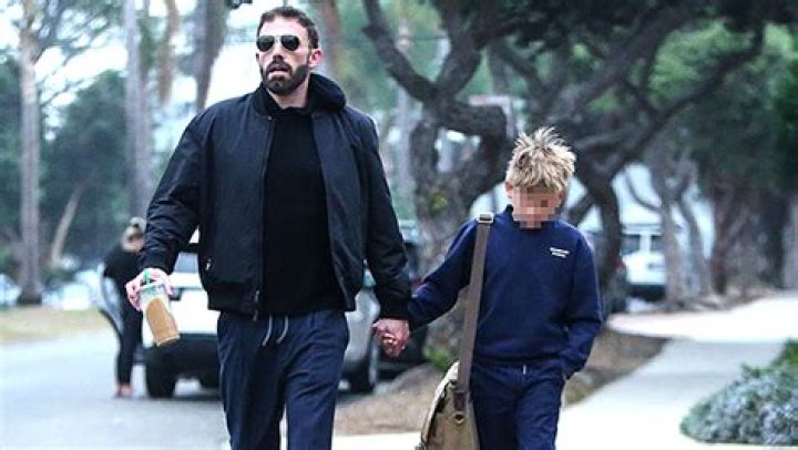 Ben Affleck Holds Hands With Son Samuel, 10, On The Way To School: Photos