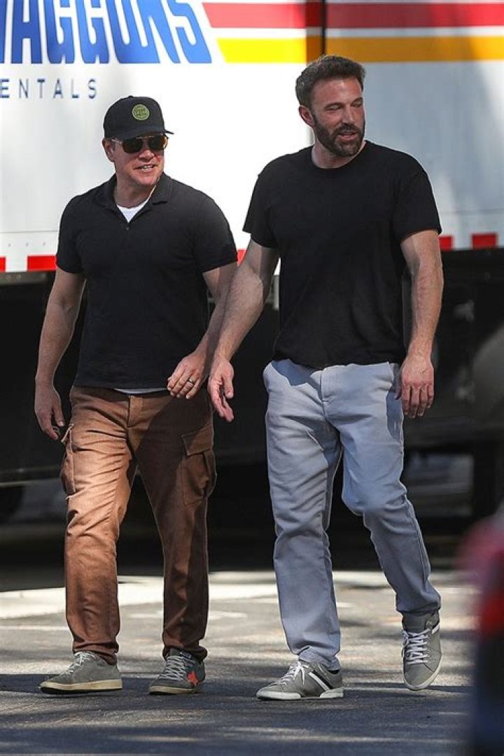 Ben Affleck & Matt Damon Reunite On Set Of Nike Biopic: Photo – Hollywood Life