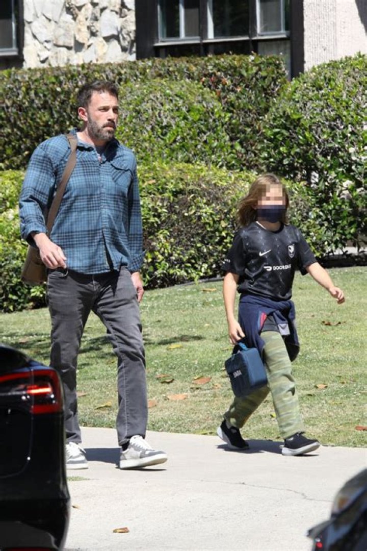 Ben Affleck Bonds With Son Samuel, 10, On Walk In Santa Monica: Photos