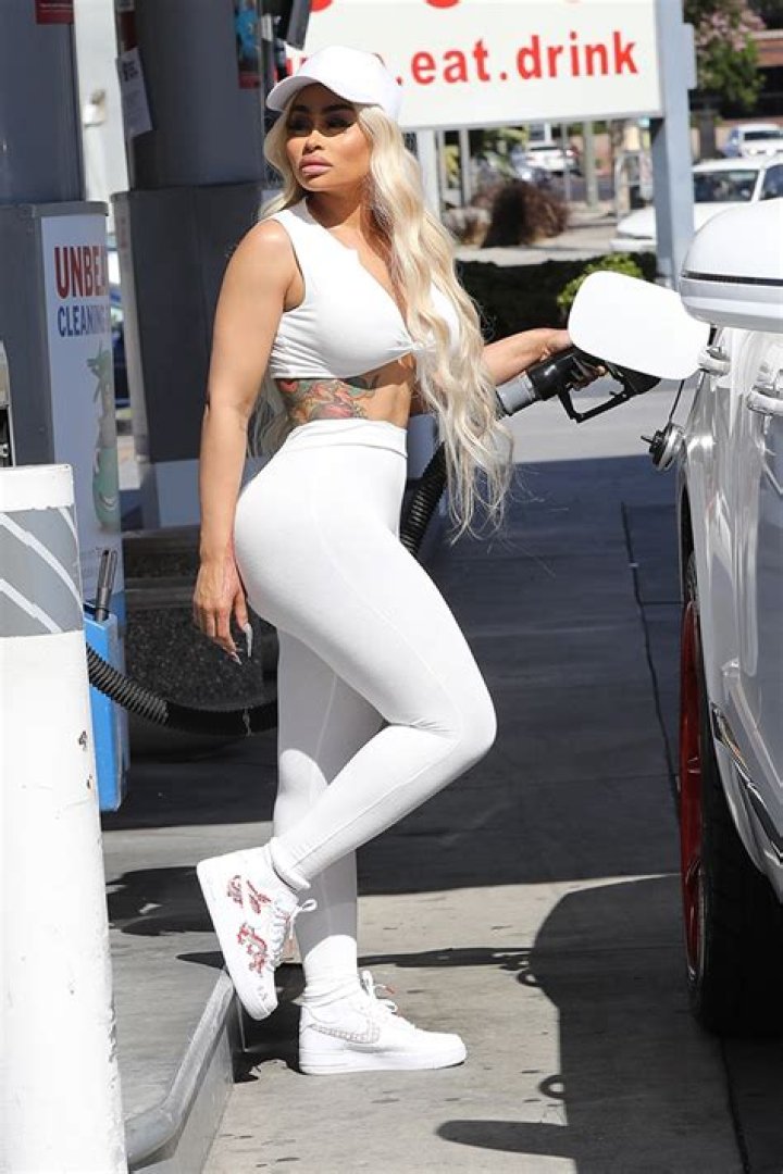 Blac Chyna Rocks Head-To-Tie White Outfit & Platinum Blonde Hair & 17 More Celebs In Matching 2-Piece Sets