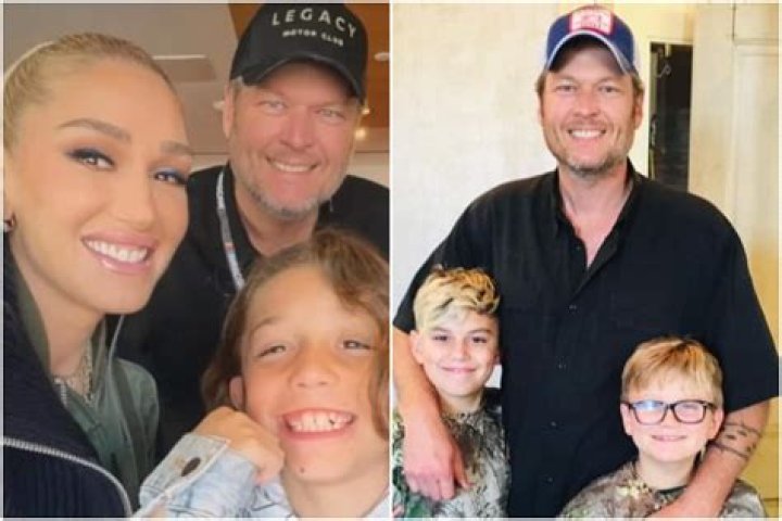 Blake Shelton & Gwen Stefani Kiss Each Other In PDA-Filled Vacation Video With Her Kids — Watch