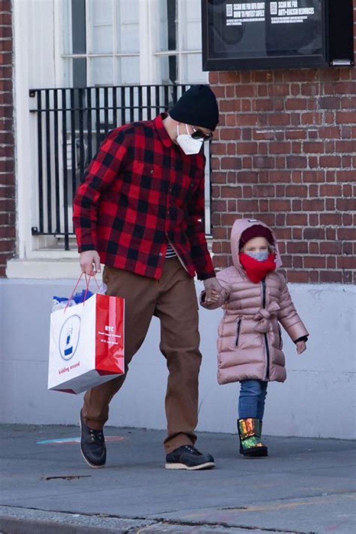 Bradley Cooper Braves The NYC Cold While Picking His Daughter, 3, Up From School — Pics