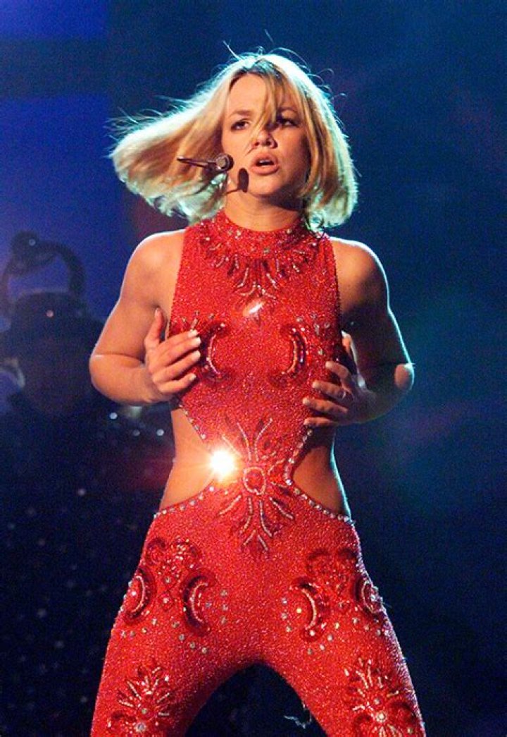 Britney Spears Dances in a Red Leather Bodysuit & Devil’s Horns in New Video