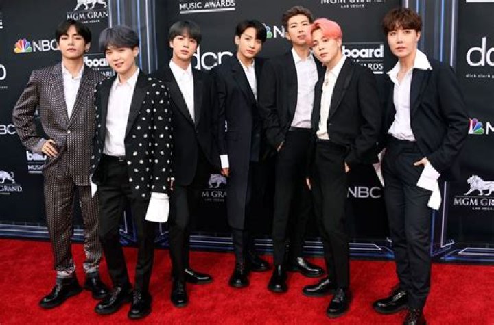Suga & V From BTS Flaunt Their Wild Style By Wearing Polka Dots & Satin To BBMAs