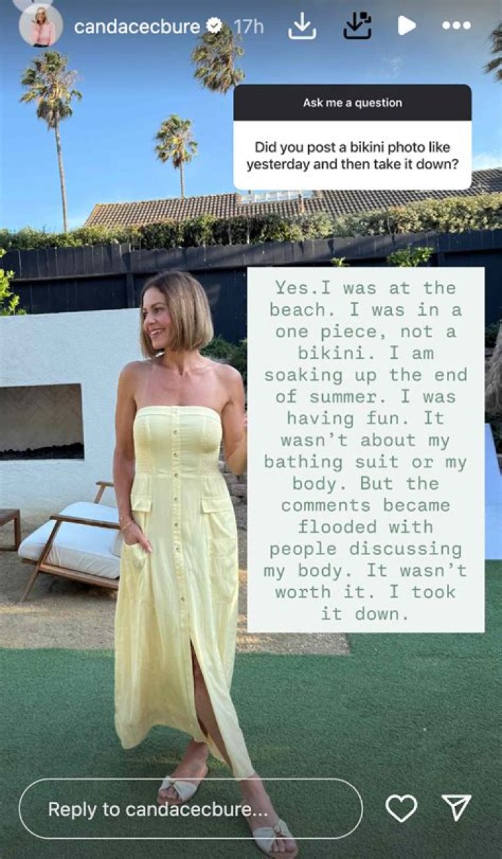 Candace Cameron Bure’s Epic Response To Fat-Shaming Comment On Instagram – Hollywood Life