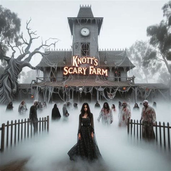 Celebs At Knott’s Scary Farm — Pics