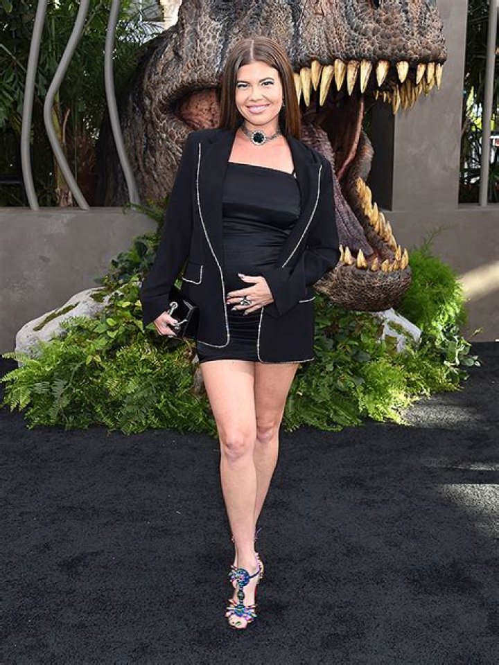 Chanel West Coast’s Baby Bump In Black Mini Dress At ‘Jurassic World’ – Hollywood Life