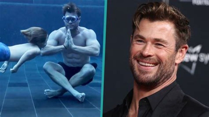 Chris Hemsworth, 37, Looks Ripped While Shirtless In Funny Underwater Video For New App