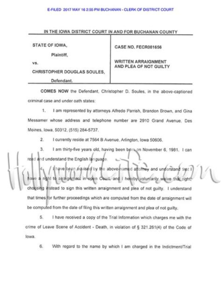 Chris Soules Court Docs — See Pics