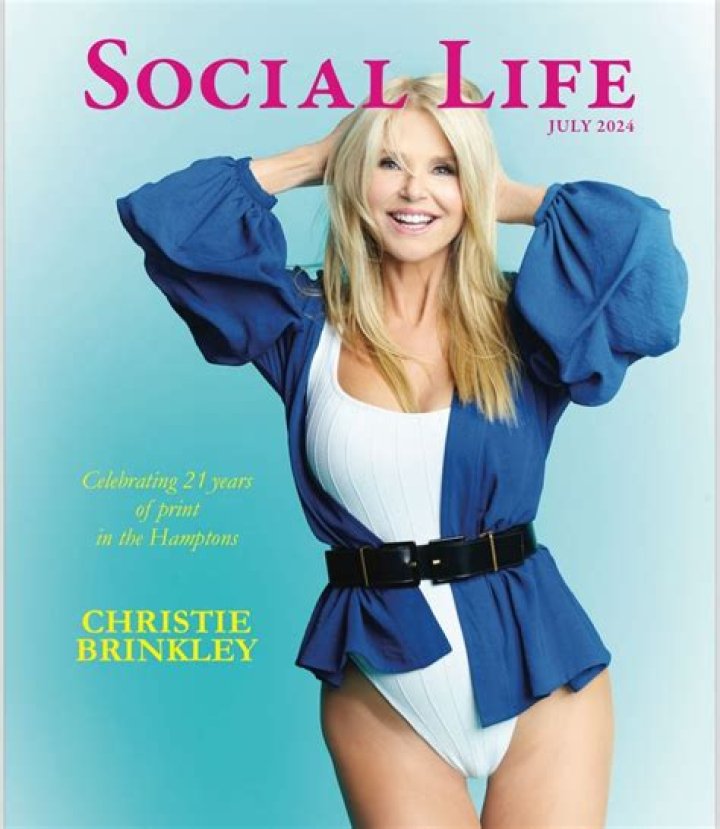 Christie Brinkley’s Social Life 2019 Magazine Cover — See Pic – Hollywood Life