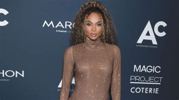 Ciara Rocks Sparkly, High-Slit Dress At 2021 ACE Awards In NYC