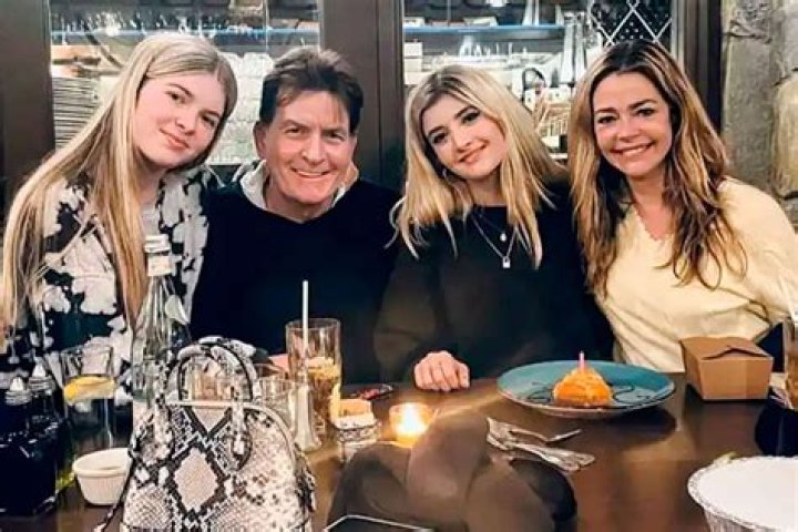 Denise Richards & Charlie Sheen Reunite With Their 2 Daughters To Celebrate Sami’s 17th Birthday