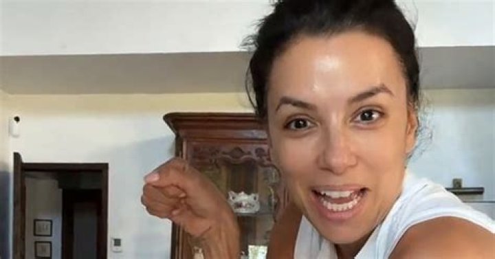 Eva Longoria, 45, Uses Her Son Santiago, 1, As A Weight While Working Out At Home