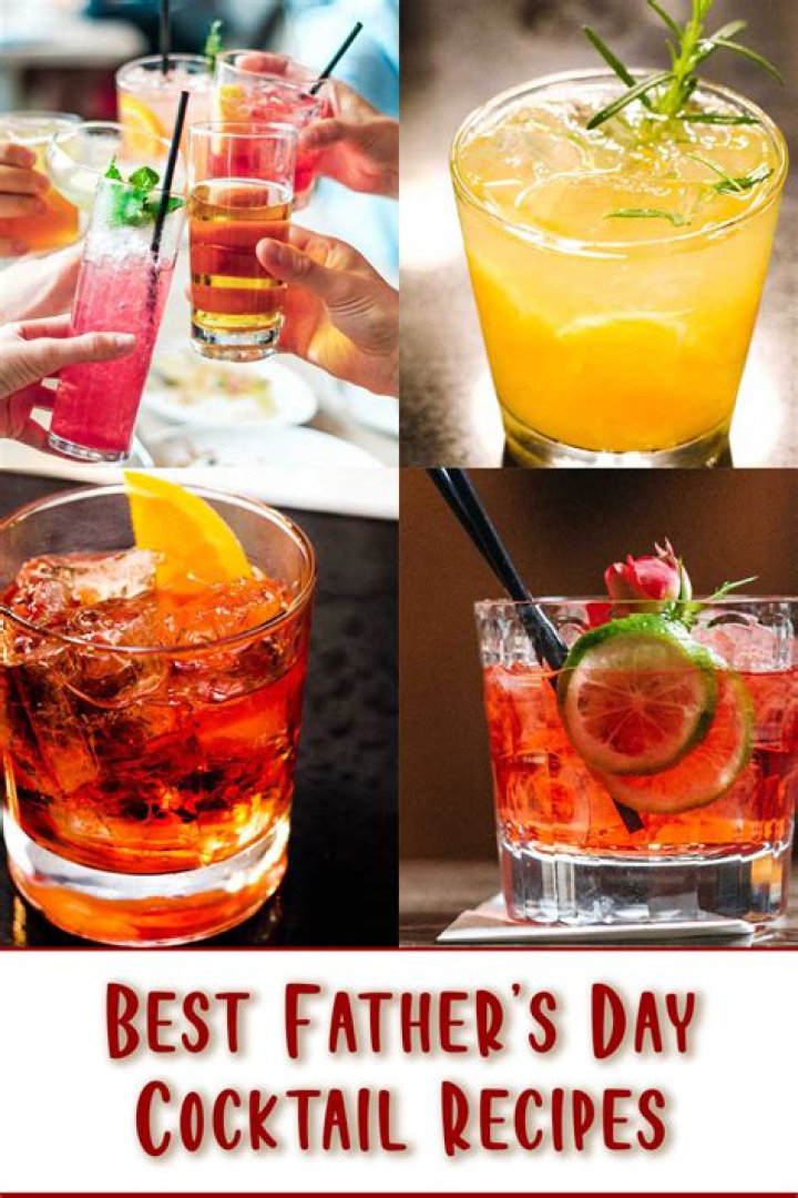 Father’s Day Cocktail Recipes — SEE PICS