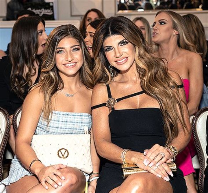 Gia Giudice, 21, Rocks Leather Pants & Cutout Bodysuit For Night Out With Mom Teresa