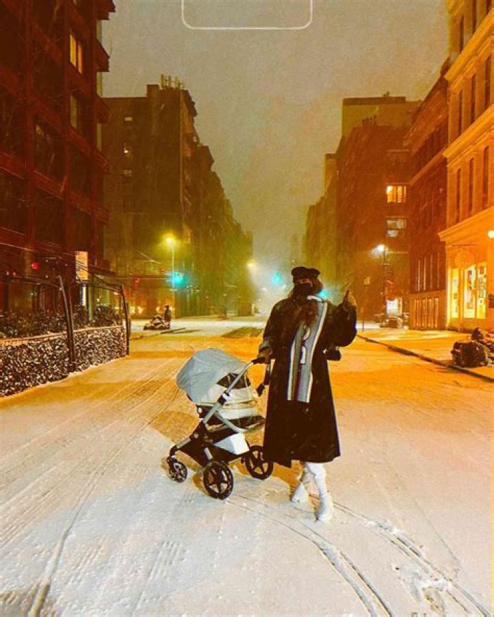 Gigi Hadid Brings Baby Daughter, 3 Mos., Outside To Experience Her ‘1st Snow’ In NYC — Pic
