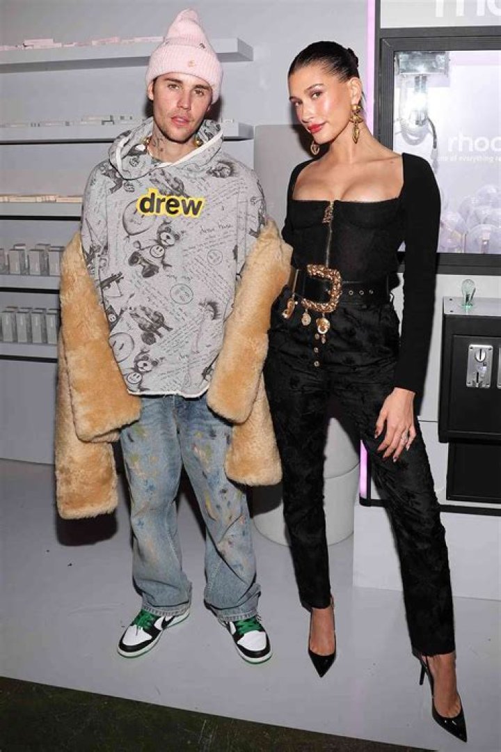 Hailey Bieber Shows Off Growing Baby Bump in White Jumpsuit: Photo