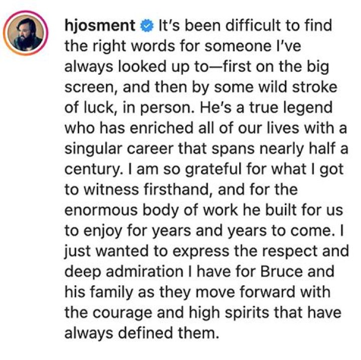 Haley Joel Osment Shares ‘Deep Admiration’ For ‘Sixth Sense’ Co-Star Bruce Willis: ‘Grateful’ For You