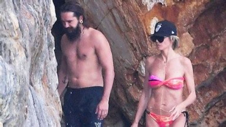 Heidi Klum Jetskis In A Mismatch Bikini While Vacationing In Italy – Hollywood Life