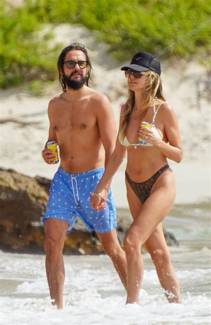 Heidi Klum, 47, Stuns In A Polka Dot Bikini While Acting Like A Romantic Newlywed With Husband Tom Kaulitz