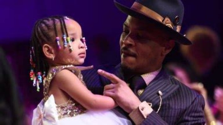 Heiress Harris, 4, Teaches Daddy T.I. How To Dance In An Adorable Purple Pajama Outfit