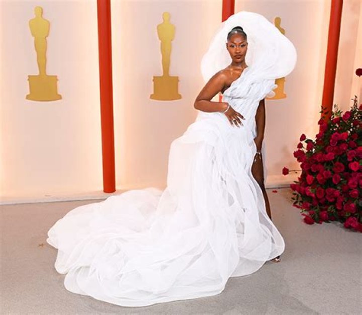 Internet Reacts To Tems’ View Obstructing White Oscars Gown – Hollywood Life