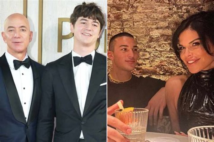 Jeff Bezos & Lauren Sanchez With Son Nikko On Dinner Date: Photos – Hollywood Life