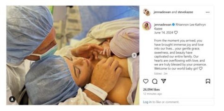 Jenna Dewan Gives Birth to Third Child, Her Second With Steve Kazee