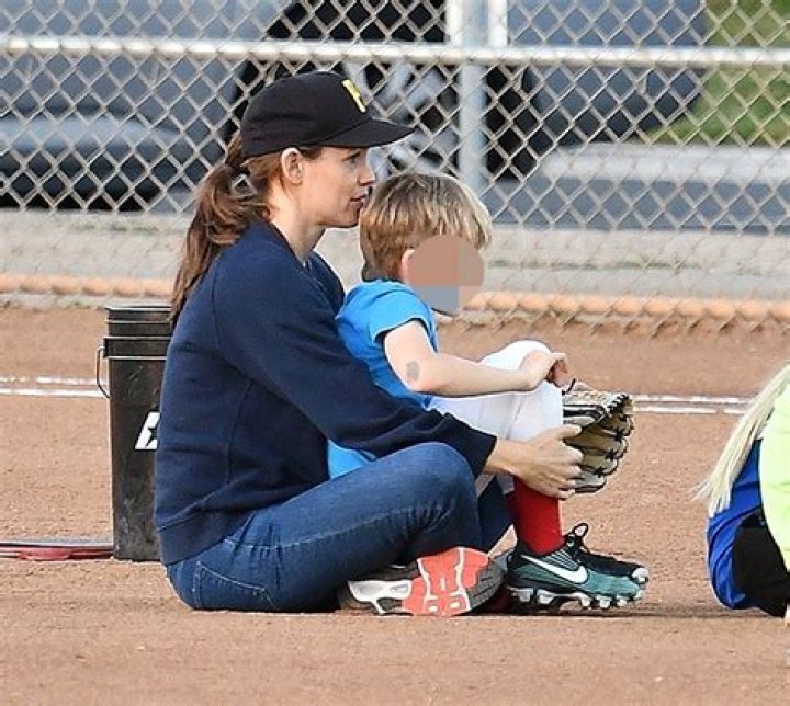 Jennifer Garner Cuddles Son Samuel, 7, At His Baseball Practice After Ex Ben Admits Divorce Regret