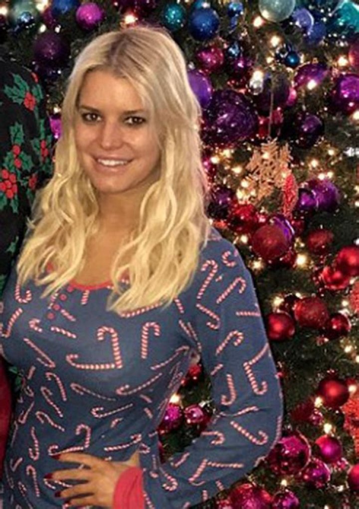 Rocks Candy Cane Onesie On Christmas Day – Hollywood Life