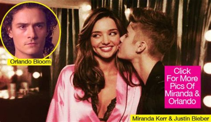 Justin Bieber Kisses Miranda Kerr Before Orlando Bloom Fight — Watch – Hollywood Life
