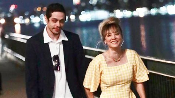 Kaley Cuoco Pulls Pete Davidson In For A Hug As They Wrap Filming On ‘Meet Cute’ — Photo