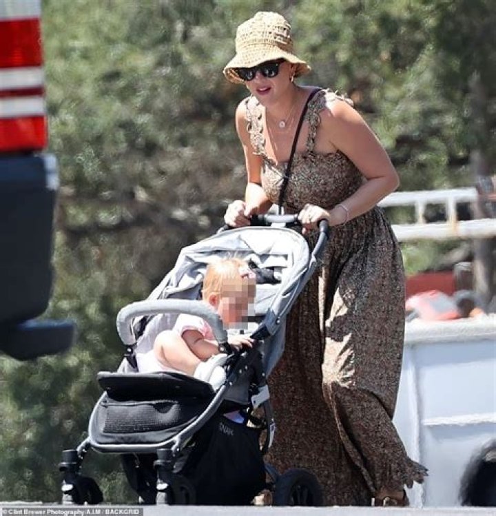 Katy Perry Pushes Baby Daisy Dove, 6 Mos., In A Stroller On Rare Outing With The Infant In Hawaii