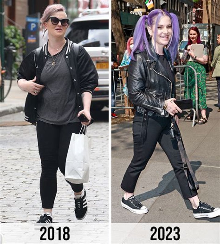 Kelly Osbourne Rocks All Black Outfit To Show Off 85 Lb. Weight Loss On Night Out