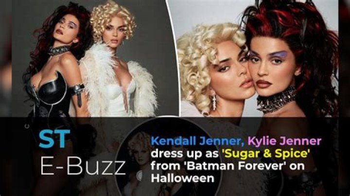 Kendall & Kylie Jenner Dress as Sugar & Spice for Halloween – Hollywood Life