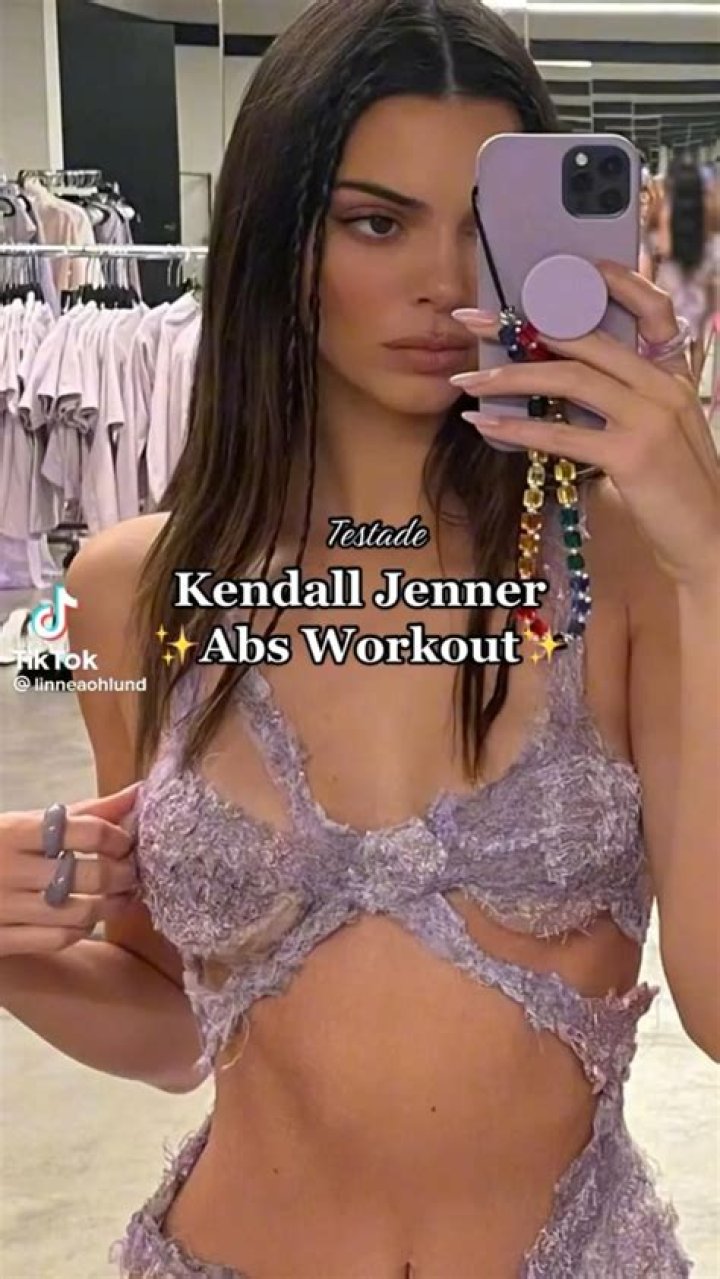Kendall Jenner Takes A Break From Workout With Kylie’s BFF Stassi To Snap Selfie Revealing Abs