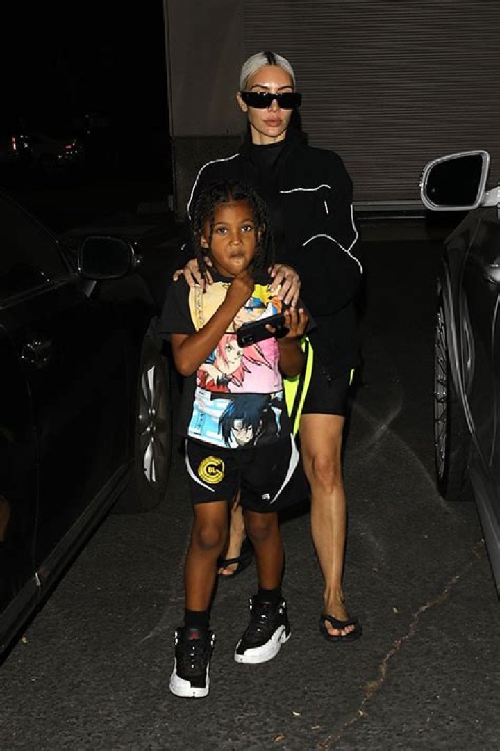 Kim Kardashian & Kanye West Attend Saint’s Basketball Game Once Again – Hollywood Life