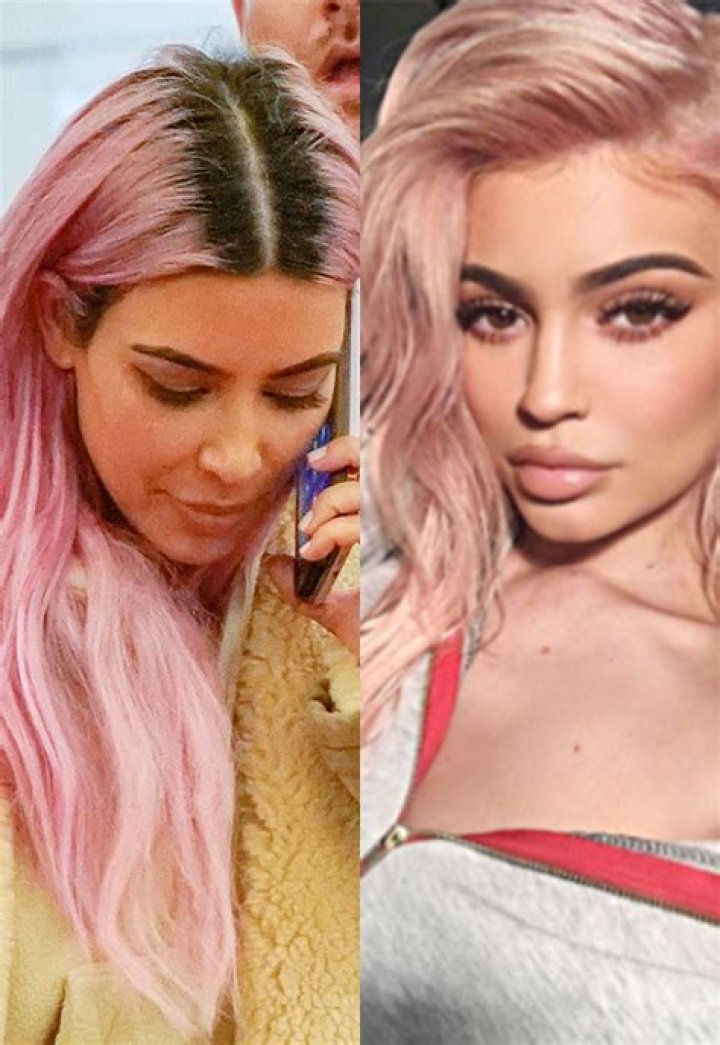 Kim Kardashian Vs Kylie Jenner’s Pink Hair — Beauty Battle – Hollywood Life