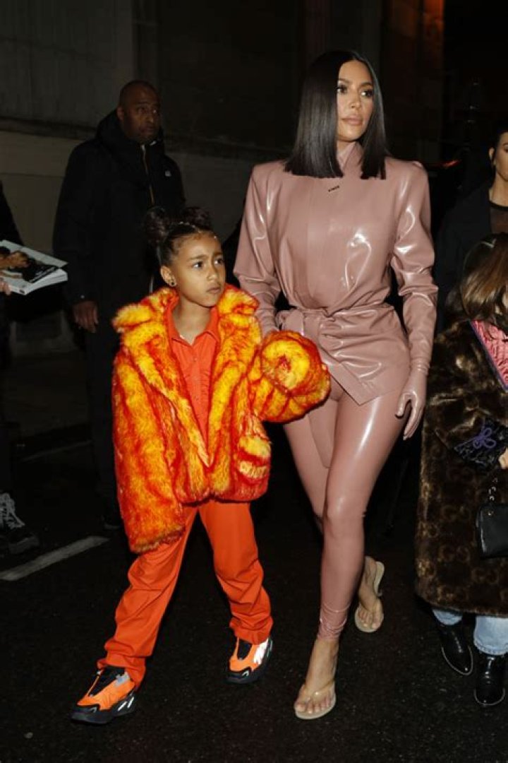 Kim Kardashian & North, 8, Twin In Black For Virgil Abloh’s Memorial — Throwback Photos