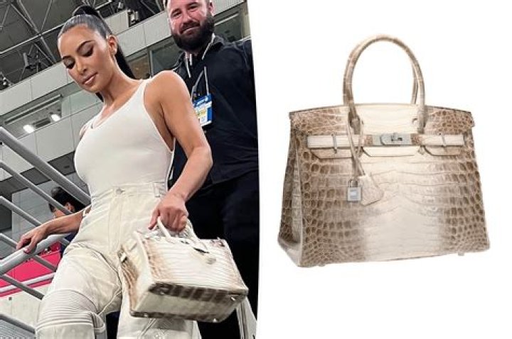Kim Kardashian Still Has Hermes Bag North West Painted On In 2014 Amidst Oil Painting Drama