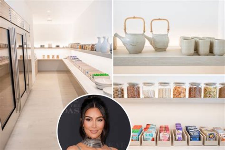 Kim Kardashian Shares Photos From Inside Of Her Very ‘Minimalistic’ Pantry