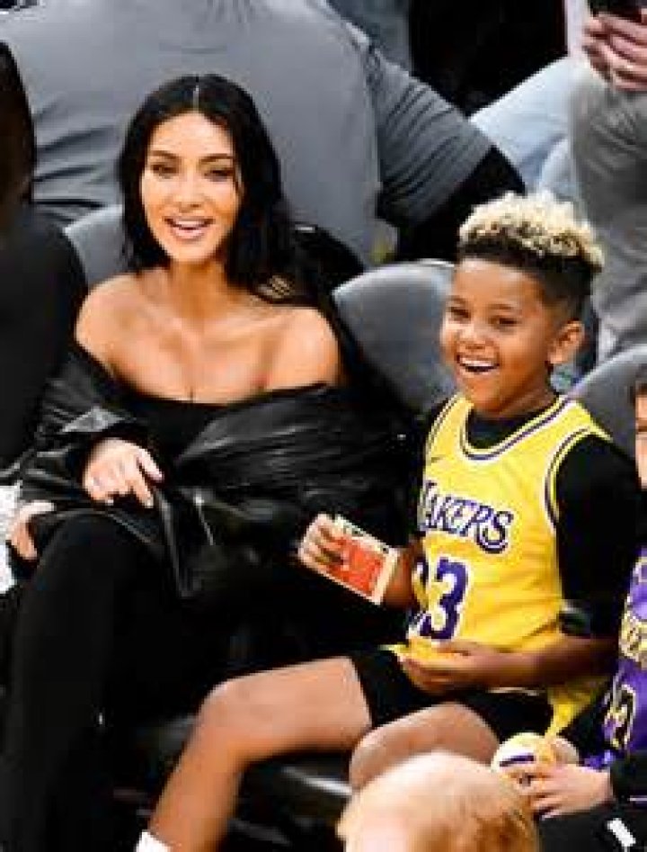 Kim Kardashian Takes Son Saint To His Basketball Game: Photos – Hollywood Life