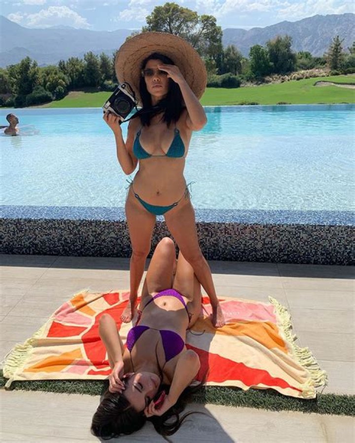 Kourtney Kardashian & BFF Addison Rae Rock Stunning Bikinis During Sunset Photoshoot: See Pics