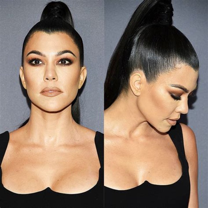 Get Kourtney Kardashian’s Sexy ’90s Pony At amfAR Gala In 6 Easy Steps — Her Hairstylist Explains