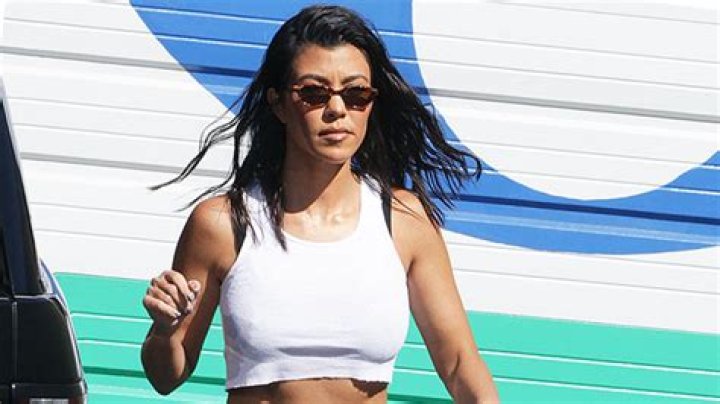 Kourtney Kardashian, 41, Defies Gravity & Hangs From The Air During Intense Pilates Workout — Watch