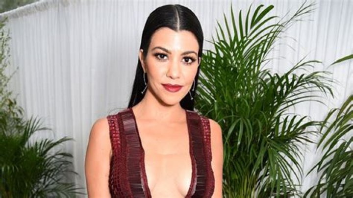 Kourtney Kardashian Slays In Red Leather Top & Matching Slacks In Sexy New Photos