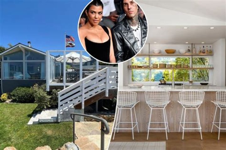 Kourtney Kardashian & Travis Barker Create A ‘White Christmas’ In Calabasas With Imported Snow & Sledding